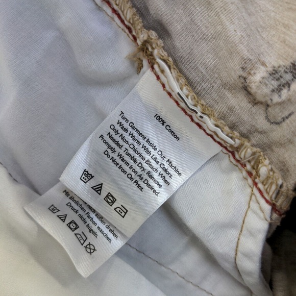 Eddie Bauer Men's Chino Shorts Tan Size 40 100% Cotton Slash Pockets Fishing - Picture 11 of 11